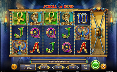 PlayOJO හිදී Scroll of Dead ස්ලොට්ස් ක්‍රීඩාව ශ්‍රී ලංකාවේදී ඔන්ලයින් කැසිනෝ